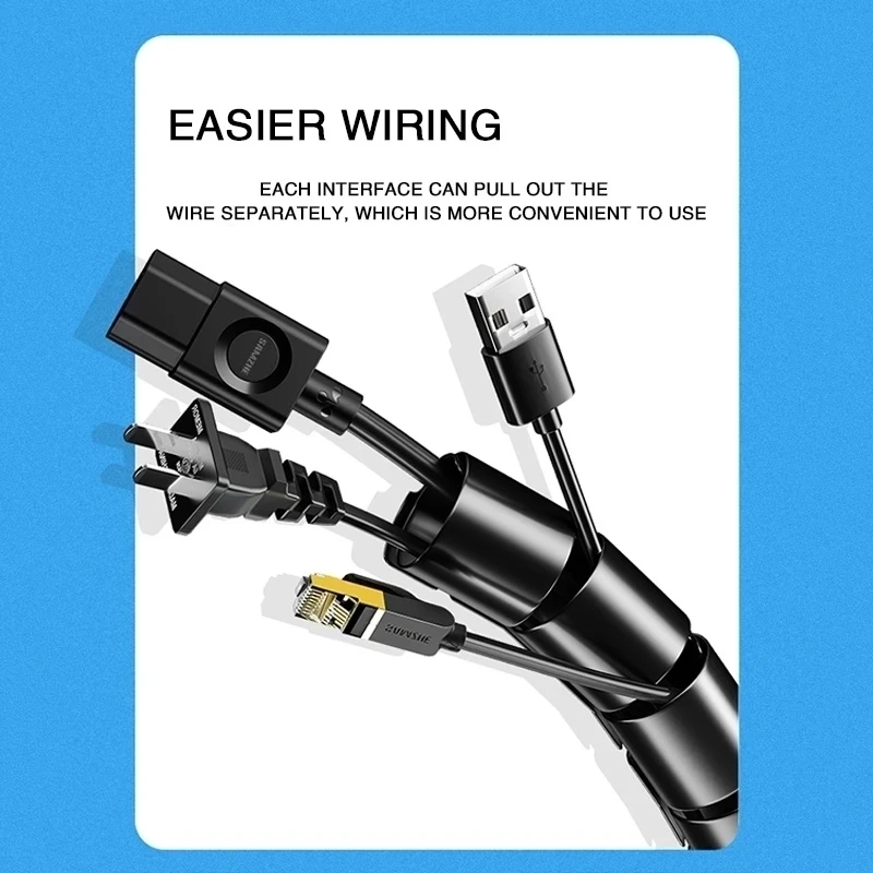 1/2M Flexible Spiral Cable Org - đánh giá và giá Plastic Pipe Clip