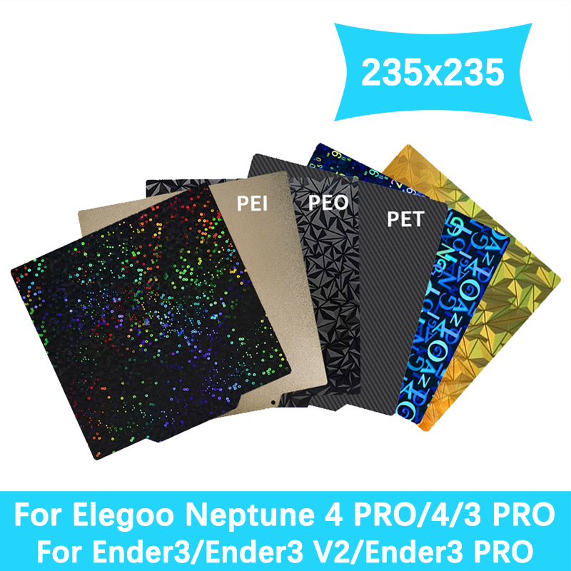 235x235mm PEI PEO PET PEY Spri - đánh giá và giá Creality Printer K1