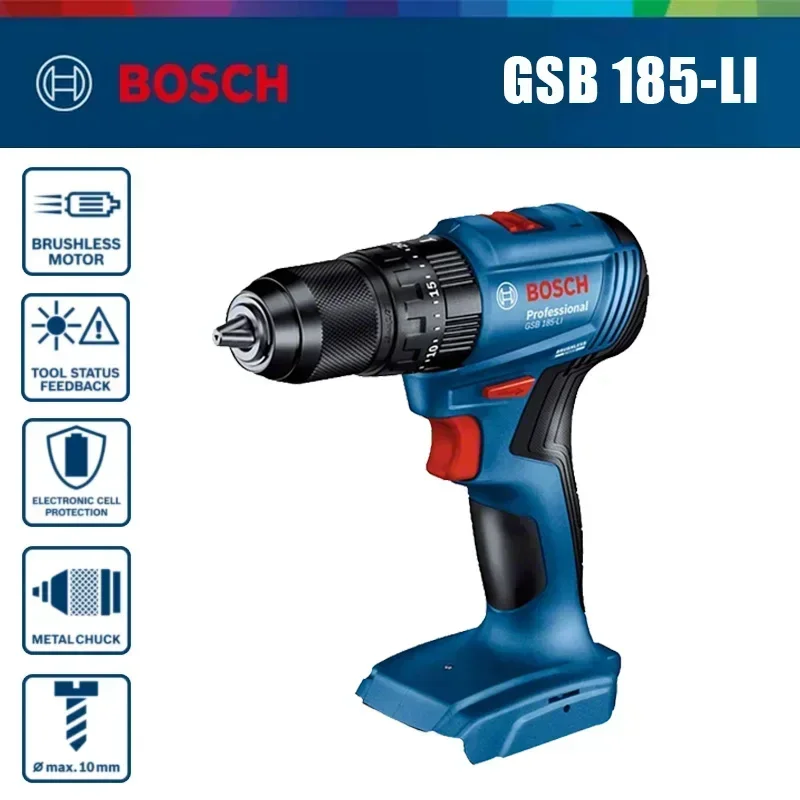 Bosch GSB 185-LI 18V Brushless - đánh giá và giá Bosch Drill Gsb 18V