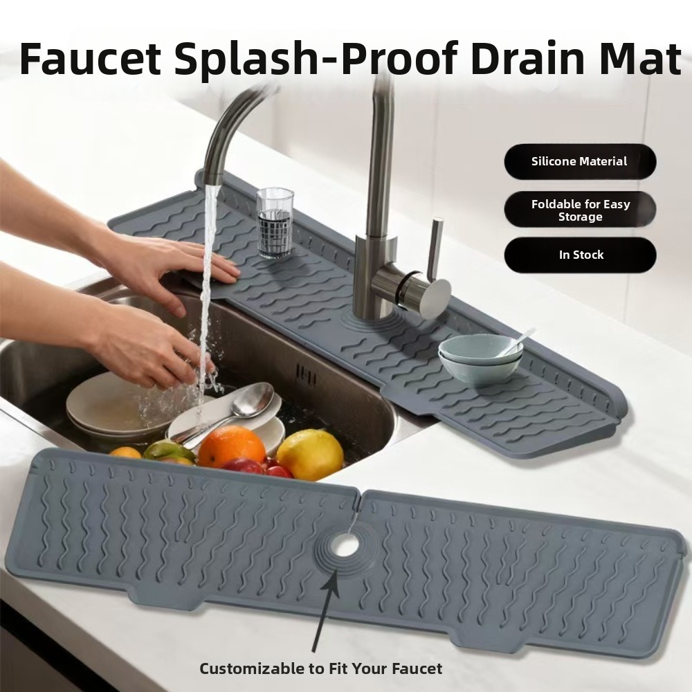 New Silicone Faucet Drain Mat  - đánh giá và giá Silicone Tap Washer