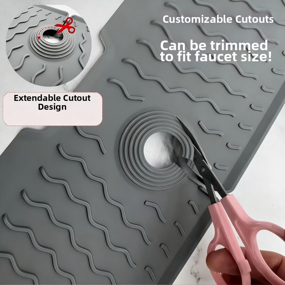 New Silicone Faucet Drain Mat  - đánh giá và giá Silicone Tap Washer