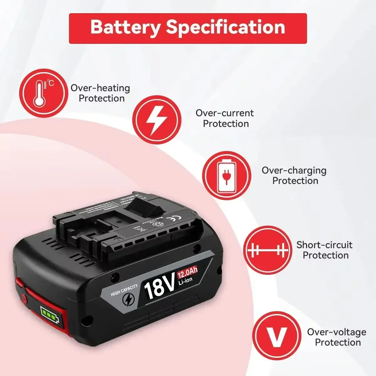 Original 18V Battery 8.0/10.0/ - đánh giá và giá Bosch Drill Gsb 18V