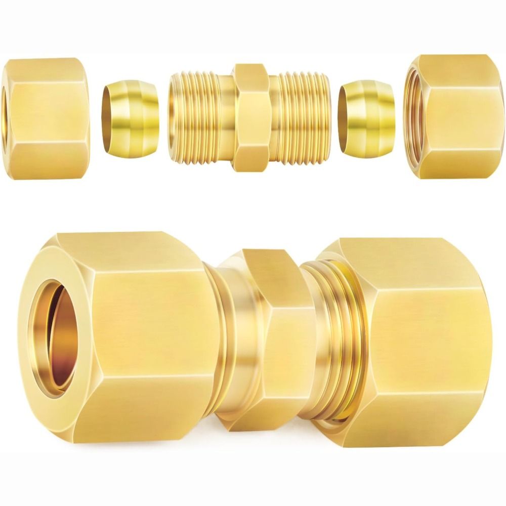 Adapter Brass Brass Compressio - đánh giá và giá Compression Fitting Brass