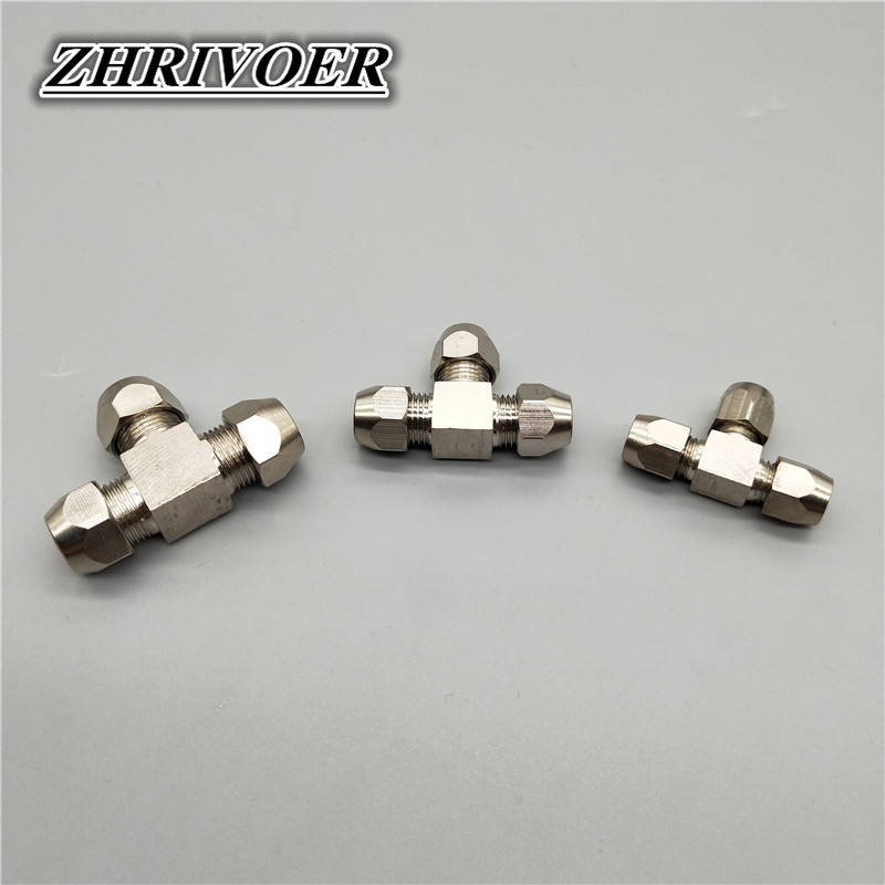 1 Cái Khí Nén Phụ Kiện Đồng T  - đánh giá và giá Compression Fitting Brass