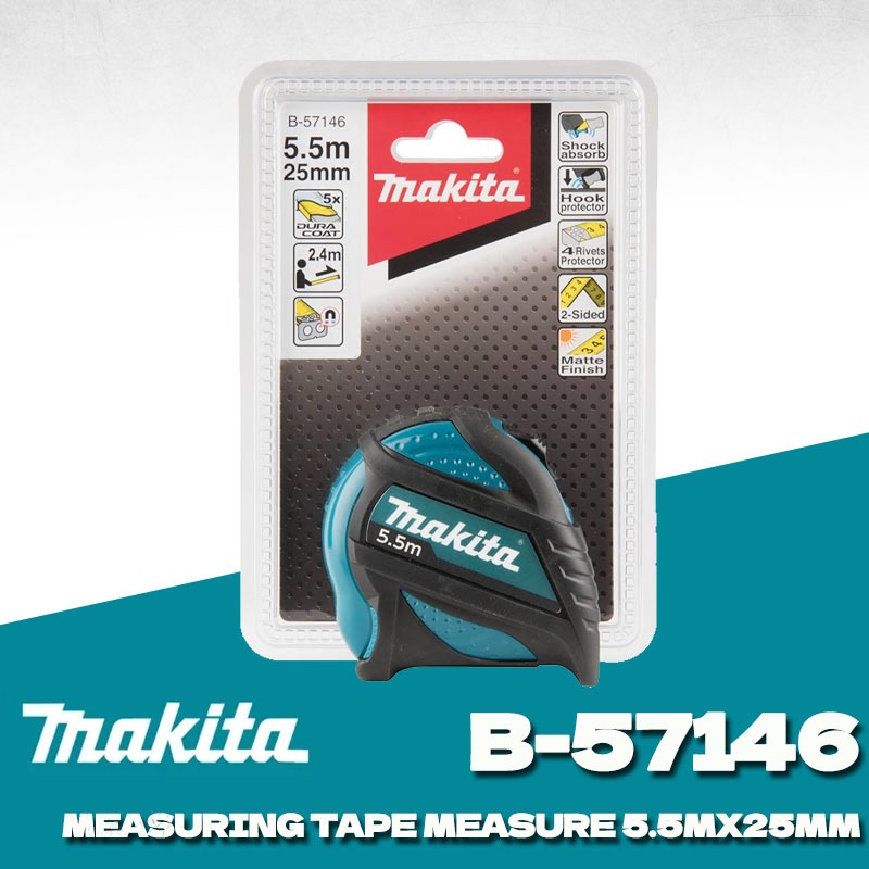 Makita B-57146 Tape Measure 5. - đánh giá và giá Stanley Tape 25Ft