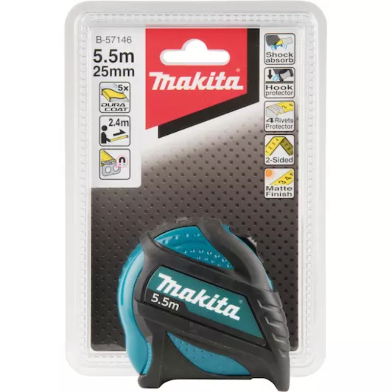 Makita B-57146 Tape Measure 5. - đánh giá và giá Stanley Tape 25Ft